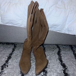 Dingo Tan Over the Knee Boots